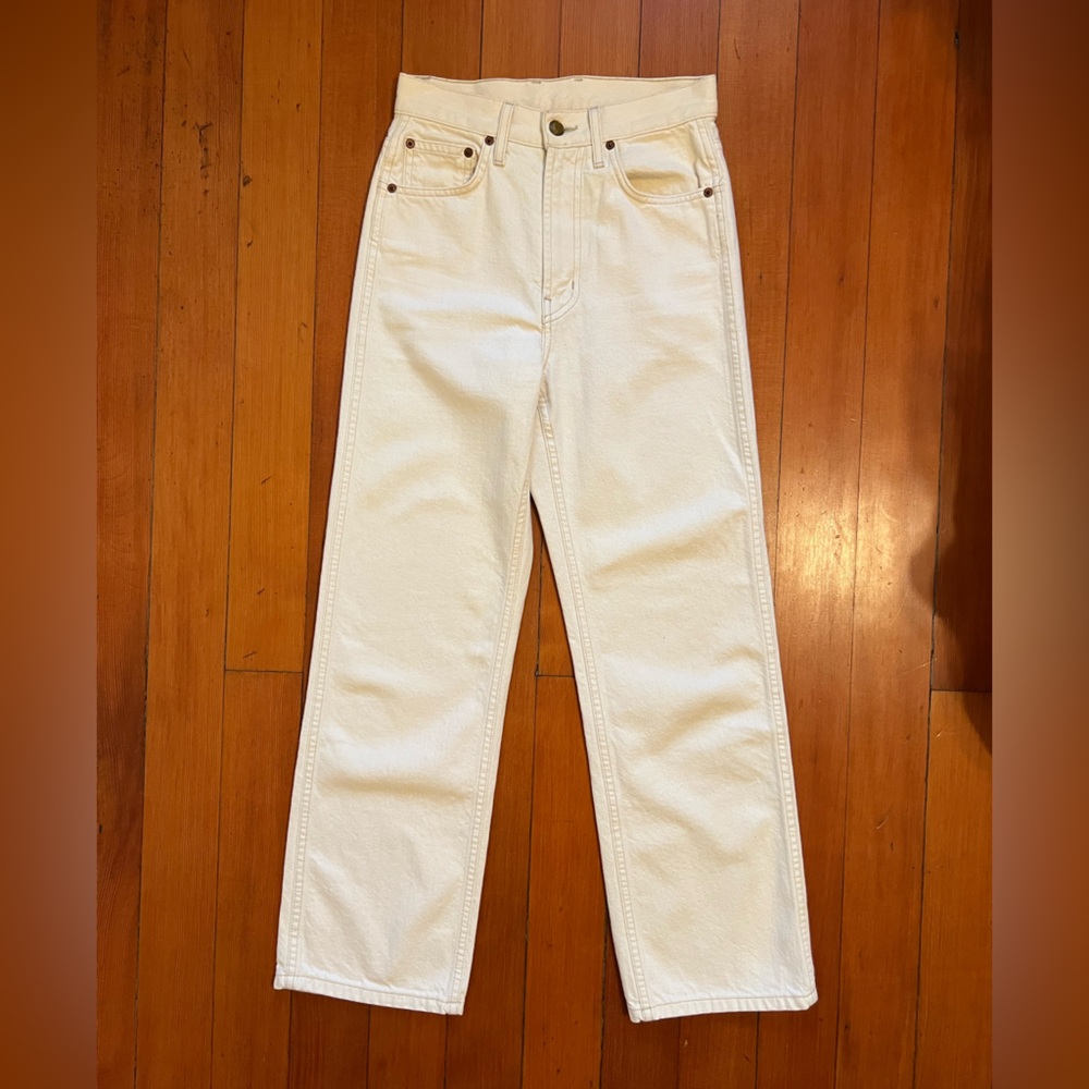 B Sides Plein Jean in Cream Clair Wash